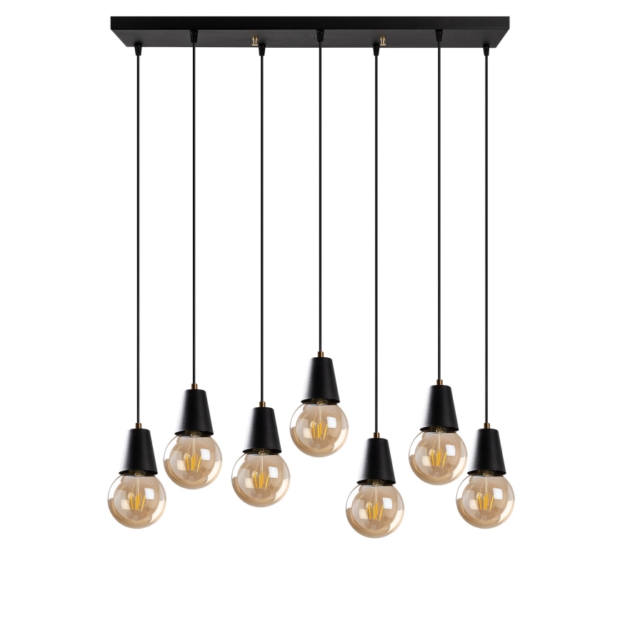 Ljusskrona med upphängningsrem  FES 7xE27/40W/230V