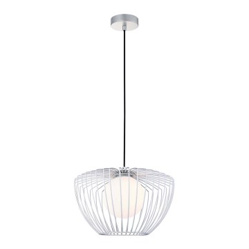 Ljuskrona med upphängningsrem FORMAL 1xG9/4W/230V silver