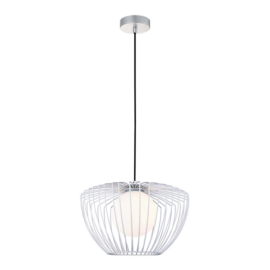 Ljuskrona med upphängningsrem FORMAL 1xG9/4W/230V silver