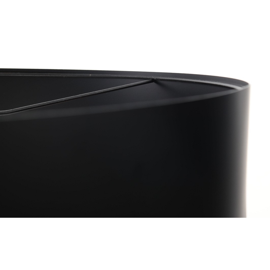 Ljusskrona med upphängningsrem  GLAM HOME 1xE27/60W/230V diameter  40 cm svart 