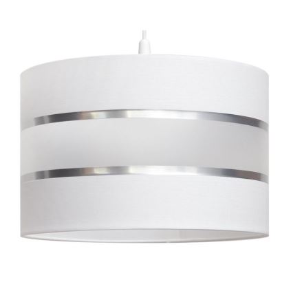 Ljuskrona med upphängningsrem HELEN 1xE27/15W/230V diameter 35 cm vit