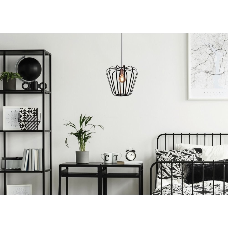 Ljusskrona med upphängningsrem  JONAS 1xE27/40W/230V