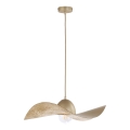 Ljuskrona med upphängningsrem KAPELLO 1xE27/60W/230V diameter 55 cm gyllene