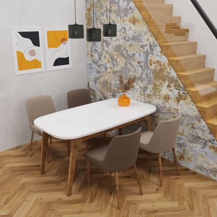 Ljuskrona med upphängningsrem LOFT SHADE 3xE27/60W/230V svart