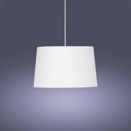 Ljusskrona med upphängningsrem  MAJA 1xE27/25W/230V vit 