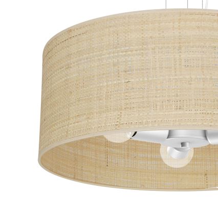 Ljusskrona med upphängningsrem  MARSHALL 3xE27/60W/230V