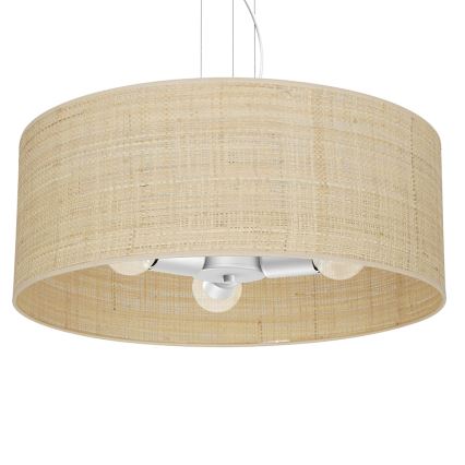Ljusskrona med upphängningsrem  MARSHALL 3xE27/60W/230V