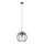 Ljuskrona med upphängningsrem MERCURE 3xE27/15W/230V diameter 40 cm svart