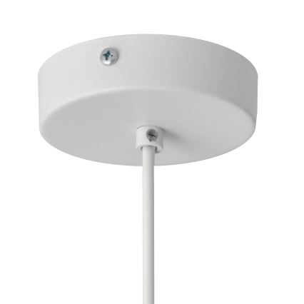 Ljuskrona med upphängningsrem MOONLIGHT 1xE27/15W/230V grå