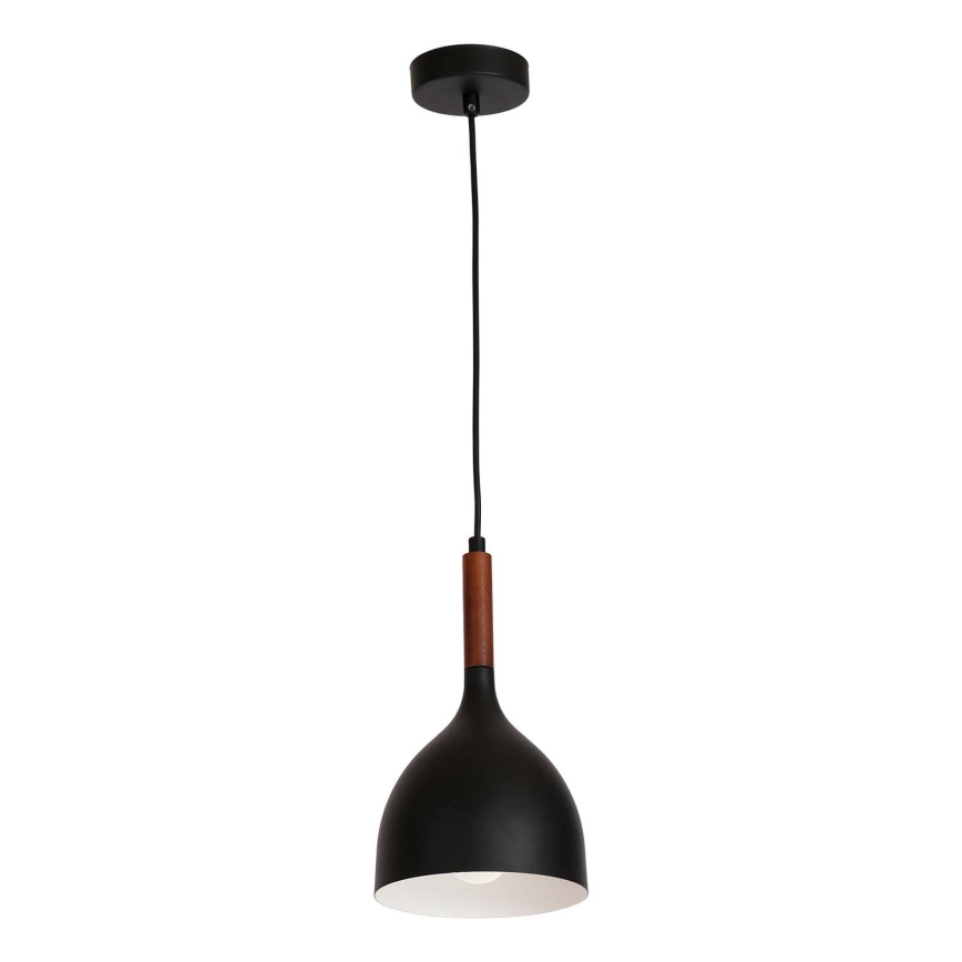 Ljuskrona med upphängningsrem NOAK WOOD 1xE27/60W/230V