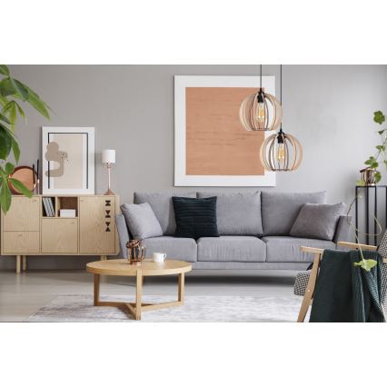 Ljuskrona med upphängningsrem  påRO 2xE27/60W/230V