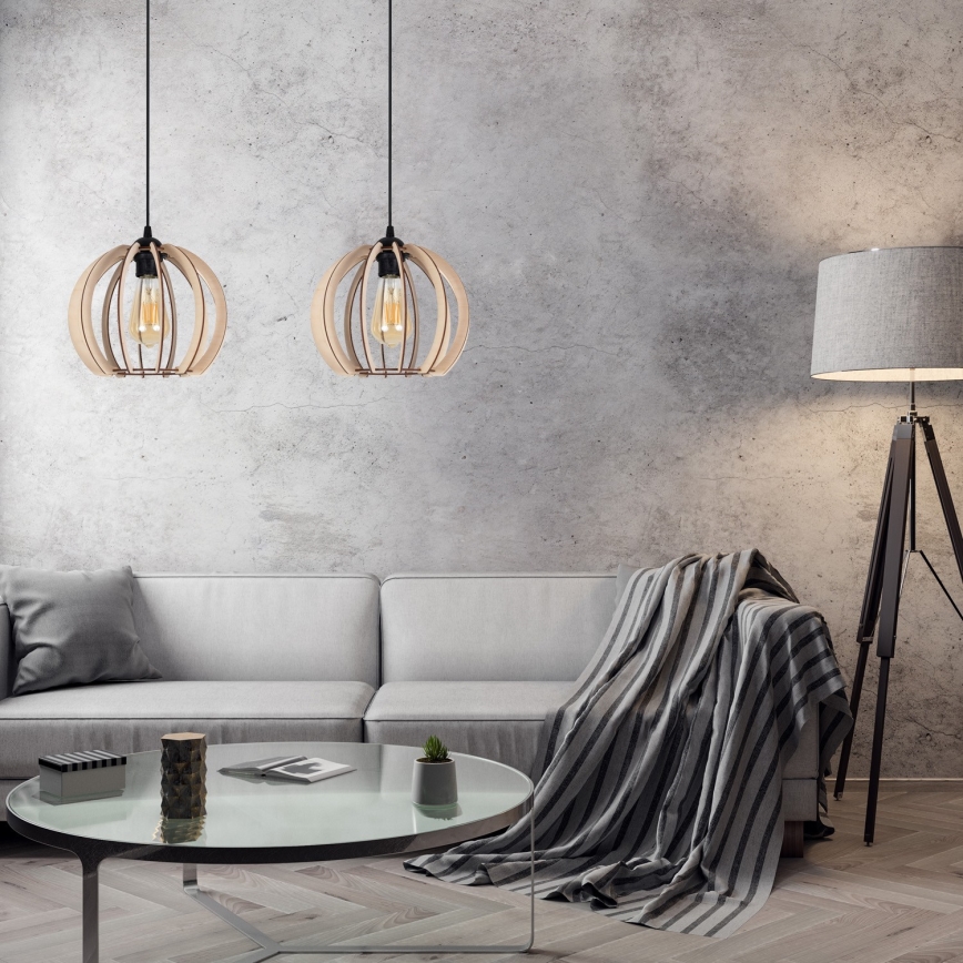 Ljuskrona med upphängningsrem  påRO 2xE27/60W/230V