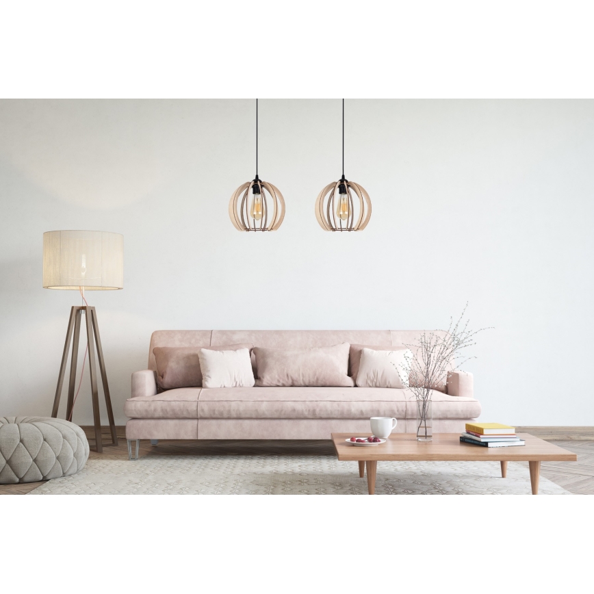 Ljuskrona med upphängningsrem  påRO 2xE27/60W/230V