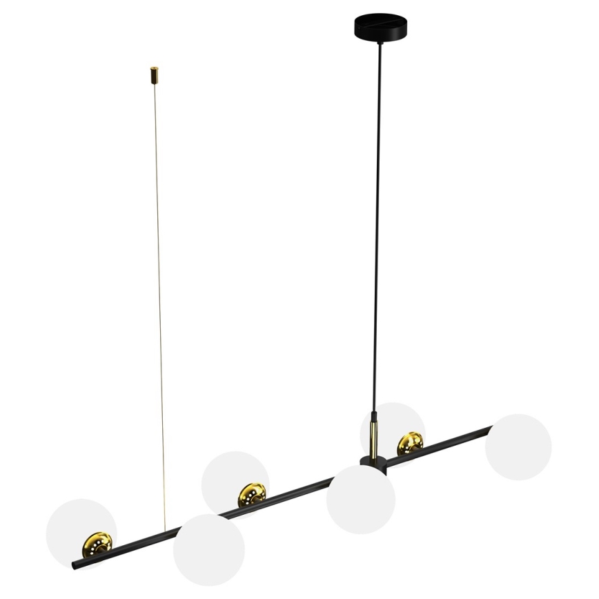 Ljuskrona med upphängningsrem POP 6xE14/40W/230V