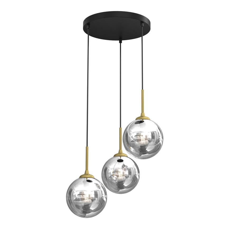 Ljuskrona med upphängningsrem REFLEX 3xE14/40W/230V
