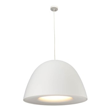 Ljuskrona med upphängningsrem REVOLVE 1xE27/11W/230V vit