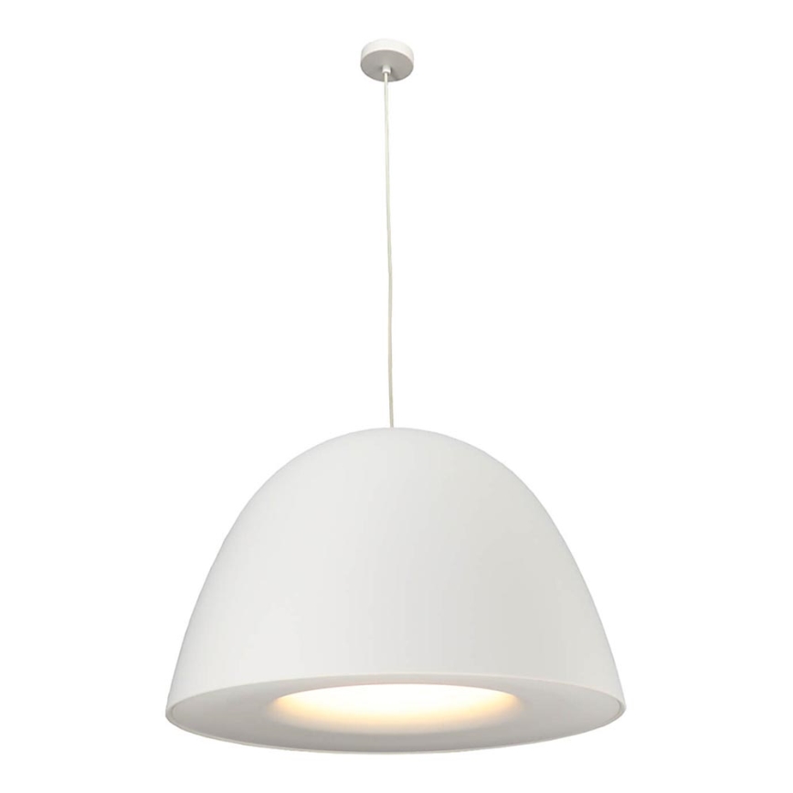 Ljuskrona med upphängningsrem REVOLVE 1xE27/11W/230V vit