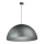 Ljuskrona med upphängningsrem SFERA 1xE27/60W/230V diameter 35 cm grå/silver