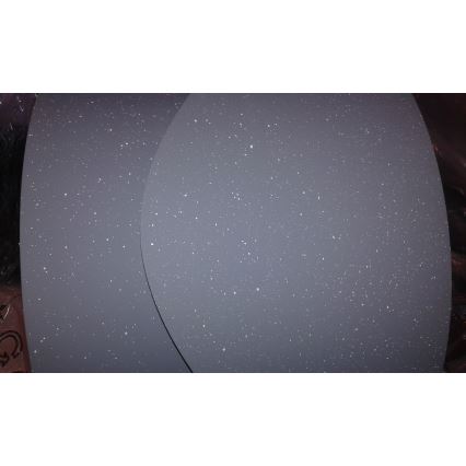 Ljuskrona med upphängningsrem SFERA 1xE27/60W/230V diameter 50 cm grå/gyllene