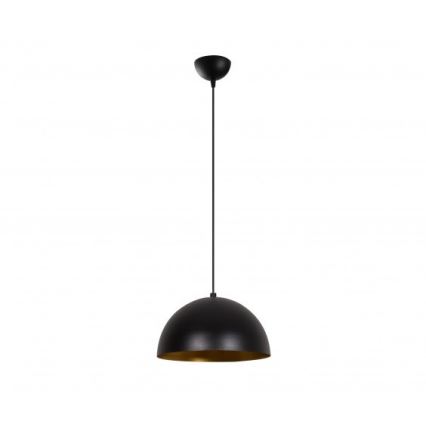 Ljusskrona med upphängningsrem  SIVANI 1xE27/40W/230V svart 