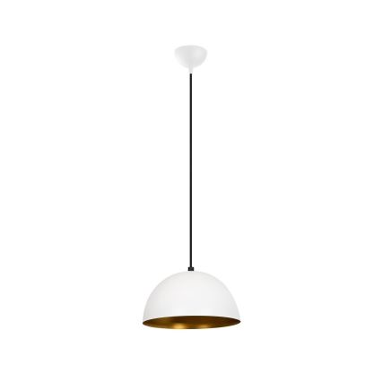 Ljusskrona med upphängningsrem  SIVANI 1xE27/40W/230V vit 