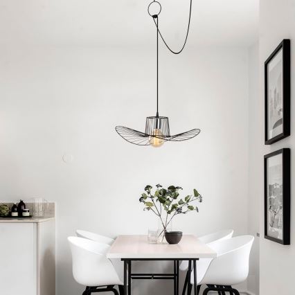 Ljusskrona med upphängningsrem  TEL 1xE27/40W/230V