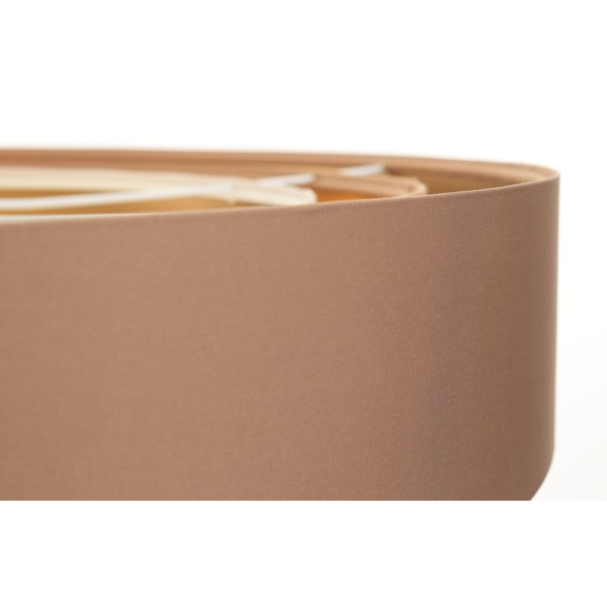 Ljusskrona med upphängningsrem  TRINITI 1xE27/60W/230V beige /gyllene