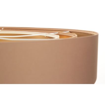 Ljusskrona med upphängningsrem  TRINITI 1xE27/60W/230V beige /gyllene