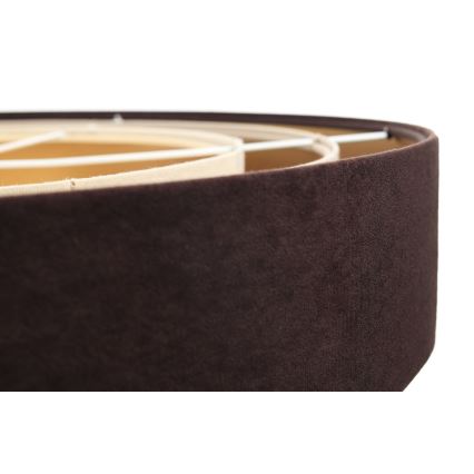 Ljusskrona med upphängningsrem  TRINITI 1xE27/60W/230V brun /beige /gyllene