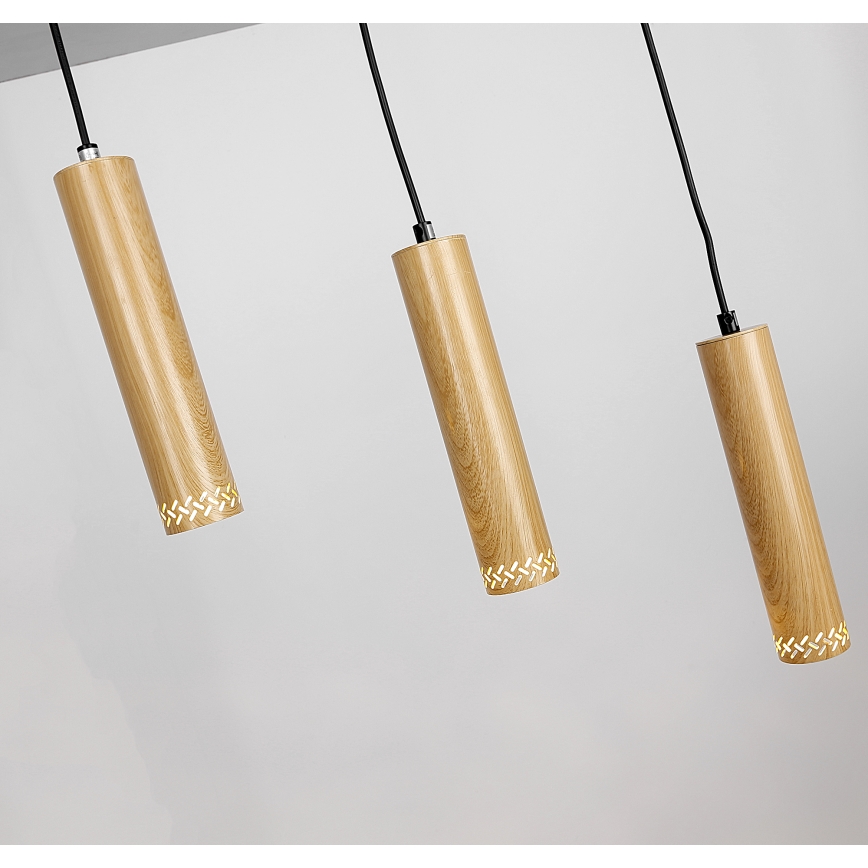 Ljusskrona med upphängningsrem  TUBO 3xGU10/25W/230V