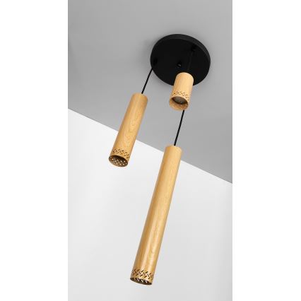 Ljusskrona med upphängningsrem  TUBO 3xGU10/25W/230V