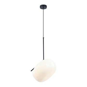 Ljuskrona med upphängningsrem VESTA 1xE27/7W/230V vit