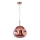 Ljuskrona med upphängningsrem VITRO 1xE27/10W/230V diameter 35 cm rose gold
