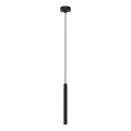 Ljuskrona med upphängningsrem YORU 1xG9/8W/230V 30 cm svart