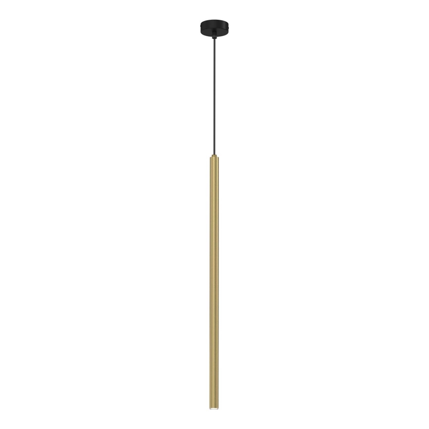Ljuskrona med upphängningsrem YORU 1xG9/8W/230V 70 cm mässing