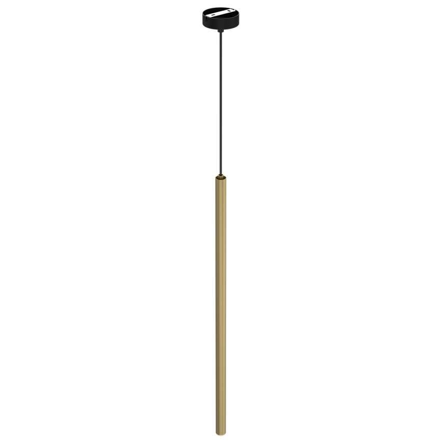 Ljuskrona med upphängningsrem YORU 1xG9/8W/230V 70 cm mässing