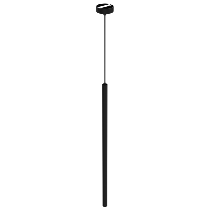 Ljuskrona med upphängningsrem YORU 1xG9/8W/230V 70 cm svart