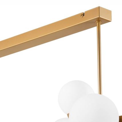 Ljuskrona on a pole ASTRO 8xG9/5W/230V guld