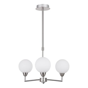 Ljuskrona on a pole LOGOS 3xG9/25W/230V matt krom