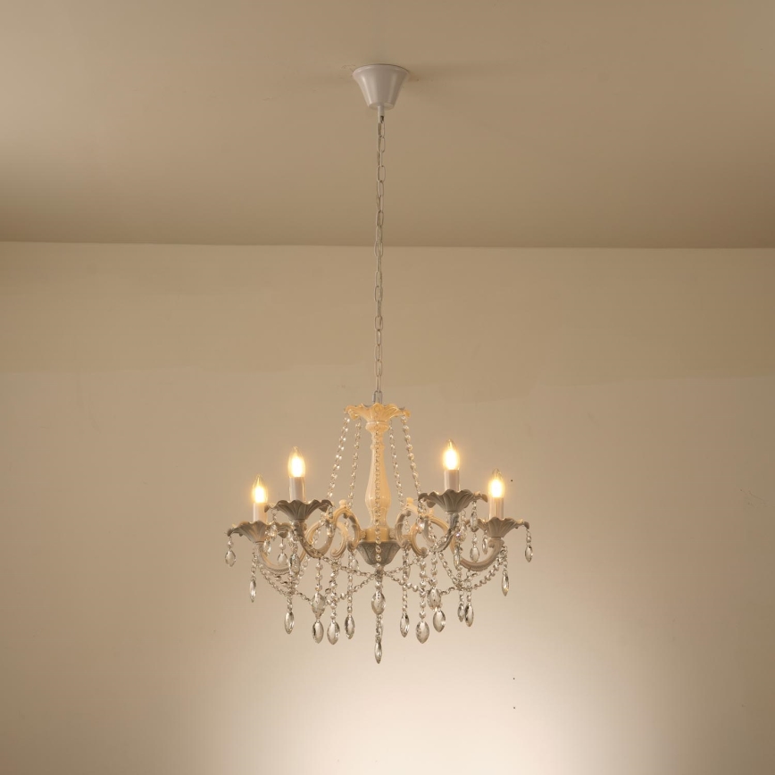 Ljuskrona på kedja 5xE14/15W/230V