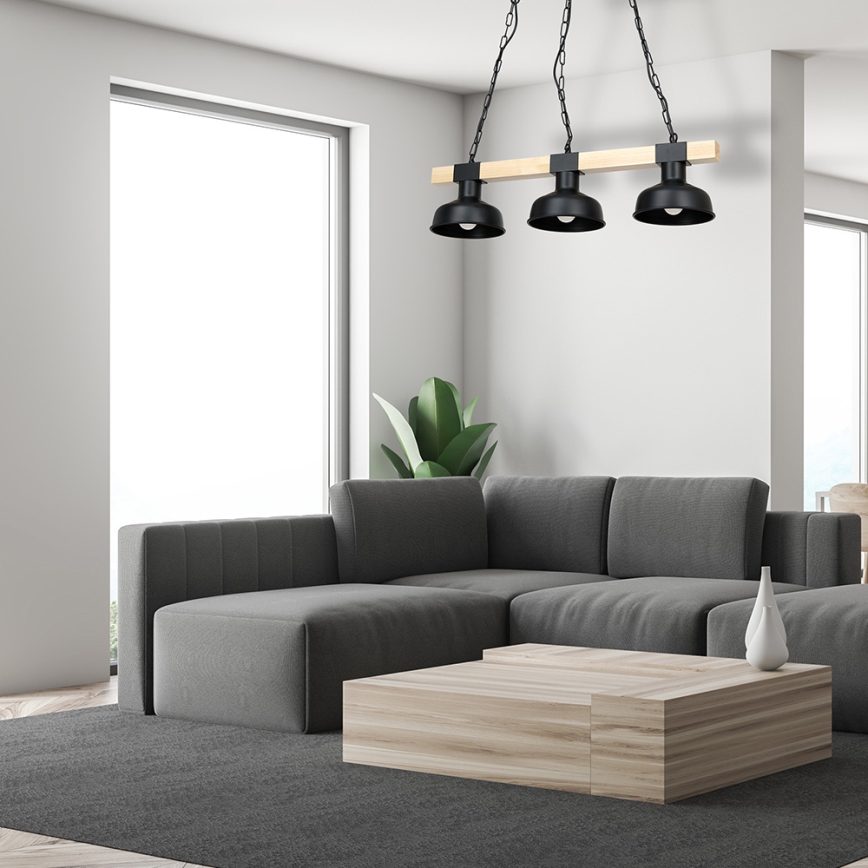 Ljuskrona på en kedja  FARO 3xE27/60W/230V