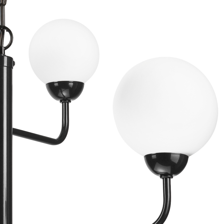 Ljuskrona på kedja OSCAR 4xG9/5W/230V svart