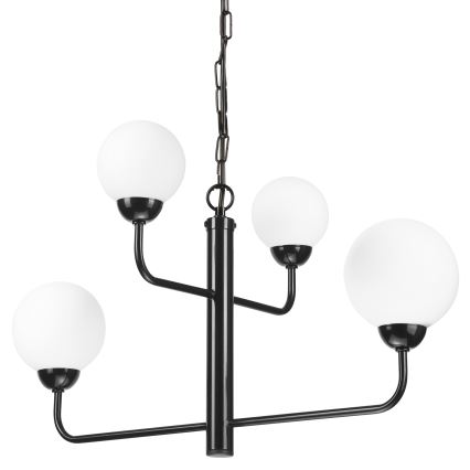 Ljuskrona på kedja OSCAR 4xG9/5W/230V svart