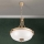 Ljuskrona på kedja ROCCA 3xE27/60W/230V diameter 42 cm brons/vit
