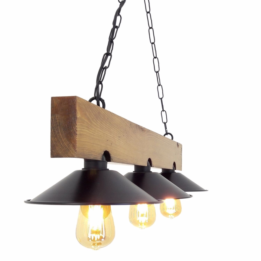 Ljuskrona på en kedja  SAPKA 3xE27/60W/230V