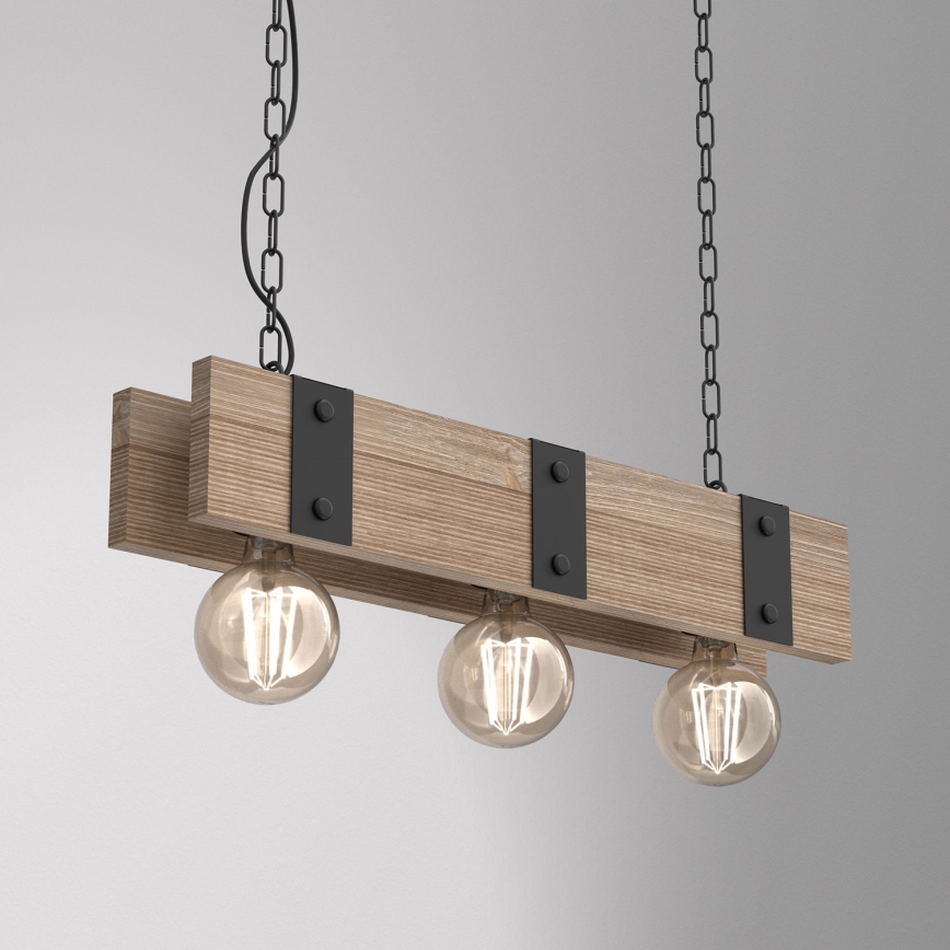 Ljuskrona på kedja SODER 3xE27/60W/230V