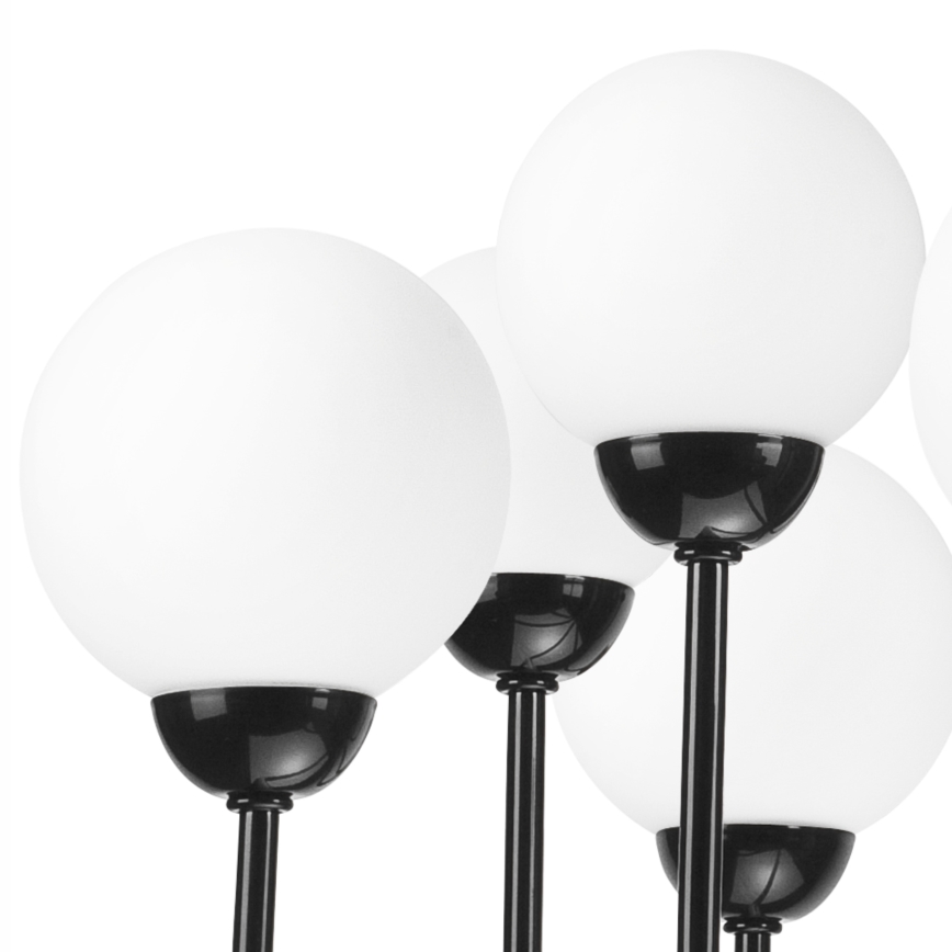 Ljuskrona på kedja TIFFY 5xG9/5W/230V svart