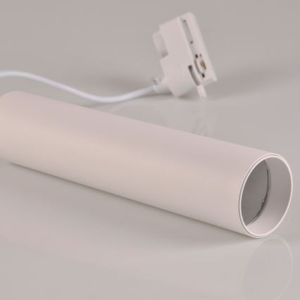 Ljuskrona på rem för skensystem MARIBEL 3xGU10/10W/230V + 1 m skena system vit