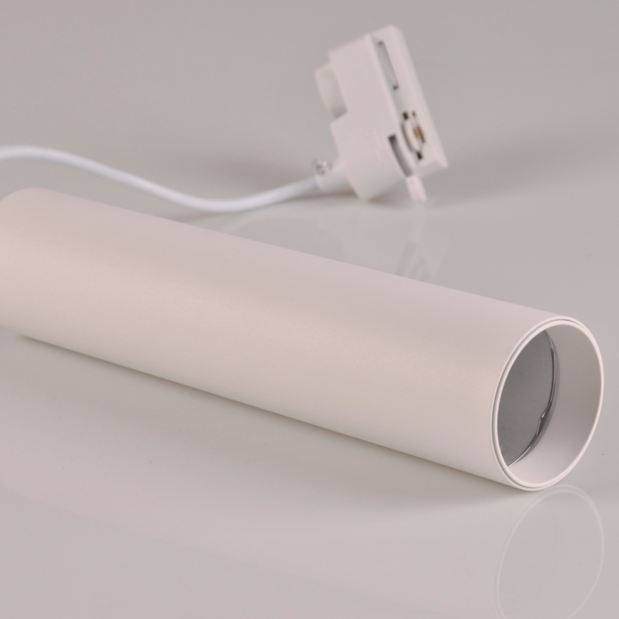 Ljuskrona på rem för skensystem MARIBEL 3xGU10/10W/230V + 1 m skena system vit