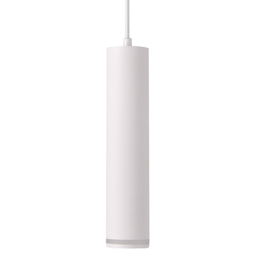 Ljuskrona på rem för skensystem PARIS 3xGU10/10W/230V + 1 m skena system vit